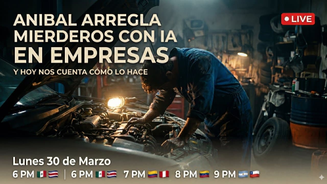 Aníbal arregla mierderos con IA en empresas y hoy nos cuenta cómo