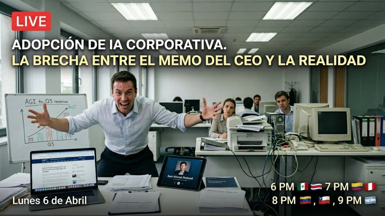 Adopción de IA corporativa. La brecha entre el memo del CEO y la realidad